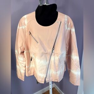 REALLY COOL 3X JACKET - LEATHER LOOK, ZIPPERS, SNAPS, SOFT!,